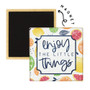 Enjoy Things Fruit - Square Magnet