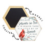 Someone We Love Cardinal - Honeycomb Coasters