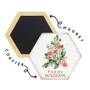 Happy Holidays Holly - Honeycomb Coasters