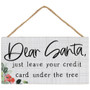 Santa Credit Card - Petite Hanging Accents