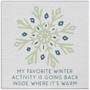 Winter Activity Snowflake - Small Talk Square