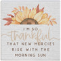 Thankful Sunflower - Small Talk Square