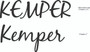 Kemper Name Design