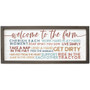 Welcome To The Farm - Farmhouse Frame