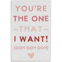 One I Want Heart - Small Talk Rectangle