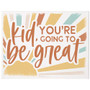 Kid Be Great Sun - Wrapped Canvas
