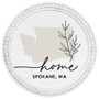 State Leaves PER STATE - Beaded Round Wall Art
