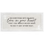 Love In Your Heart - Beaded Rectangle Wall Art