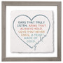 Ears Listen Heart PER - Floating Art Square
