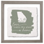 Love Home State STATE - Floating Art Square