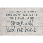 Grace Will Lead Home - Rustic Pallet