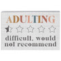 Adulting Half Star - Small Talk Rectangle