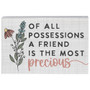 Friend Most Precious - Small Talk Rectangle