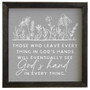 Every Thing In God's Hand - Rustic Frame