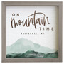 On Mountain Time PER - Rustic Frame