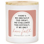 No Obstacle  - Grapefruit  Glow Candle