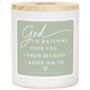 God Is Watching  - Grapefruit  Glow Candle