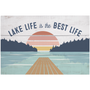 Lake Life is the Best Life - Rustic Pallet