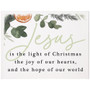 Jesus Light Of 17x13 - Wrapped Canvas