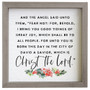 Christ The Lord Holly - Rustic Frames