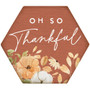 Oh So Thankful Rust - Honeycomb Coasters