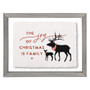 Joy Of Christmas Elk - Floating Art Rectangle