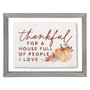Thankful House Pumpkins - Floating Art Rectangle