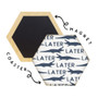 Later Gator Repeated - Honeycomb Coasters