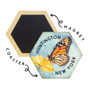 Butterfly Location PER - Honeycomb Coasters