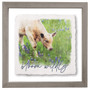 Bloom Wildly Calf - Floating Art Square