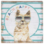 Beach Happy Dog  6x6 - Perfect Pallet Petites