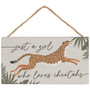 Girl Loves Cheetahs - Petite Hanging Accents