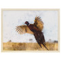 Watercolor Pheasant - Thin Frame Rectangle