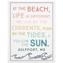 Beach Life Sun PER 13x17 - Wrapped Canvas