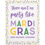 Party Like Mardi Gras PER 9x12 - Wrapped Canvas
