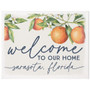 Welcome Home Oranges PER 12x9 - Wrapped Canvas