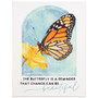 Beautiful Monarch 13x17 - Wrapped Canvas