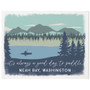 Good Day Paddle PER 12x9 - Wrapped Canvas