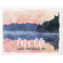 Lake Life Scene PER 12x9 - Wrapped Canvas