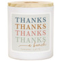 Thanks A Bunch - Latte Candle