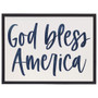 God Bless America- Thin Frame Rectangle