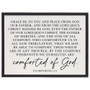 Comforted Of God - Thin Frame Rectangle