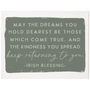 Irish Blessing 12 x 9  - Wrapped Canvas