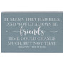 Always Be Friends Blue - Small Talk Rectangle