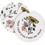 Eyes Fixed Jesus Florals - Car Coasters