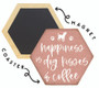 Dog Kisses Coffee PER - Honeycomb Coasters