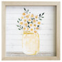 Yellow Potted Daisies- Rustic Frames