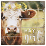 Hay Girl Watercolor - 8 x 8 Perfect Pallet Petite