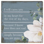 Carry In Heart Flower - 8 x 8 Perfect Pallet Petite