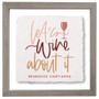 Wine About it Personalized - Floating Art Square